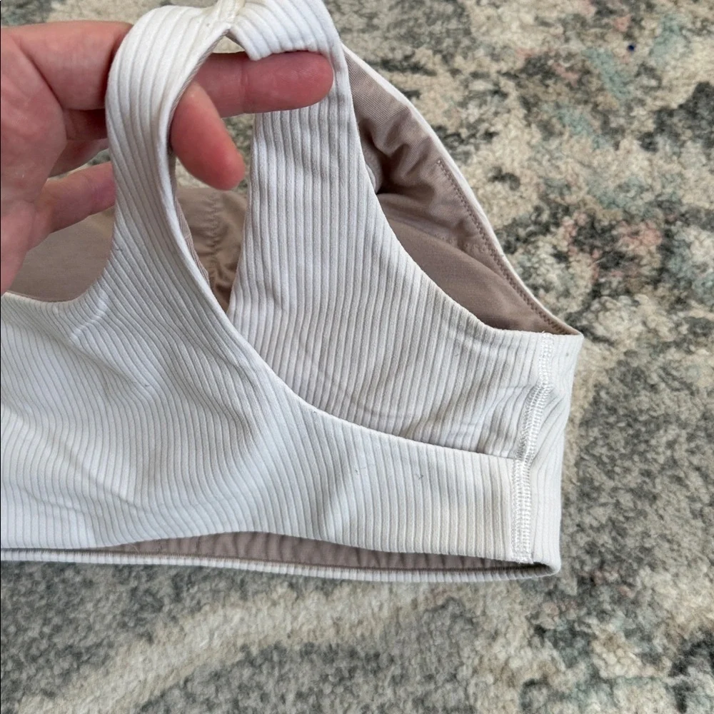Lululemon Ribbed Nulu Asymmetrical Yoga Bra *Light Support, A/B Cup
